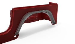 Motobilt - Motobilt MB1088-2 Jeep TJ Fenders Rear Double Arch 2" Flare Pair - Image 1