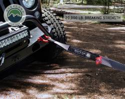 Overland Vehicle Systems - Overland Vehicle Systems 19059916 Tow Strap 20000lbs 2 x 30' Gray w/Black Ends - Image 8