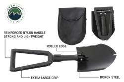 Overland Vehicle Systems - Overland Vehicle Systems 19049901 Multi Functional Military Style Utility Shovel - Image 5