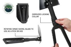 Overland Vehicle Systems - Overland Vehicle Systems 19049901 Multi Functional Military Style Utility Shovel - Image 4