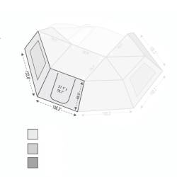Overland Vehicle Systems - Overland Vehicle Systems 18099910 270 Awning Wall 1 Driver Side - Image 2
