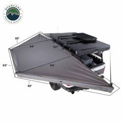 Overland Vehicle Systems - Overland Vehicle Systems 19609917 180 LTE Awning Grey Body/Black Travel Cover - Image 3
