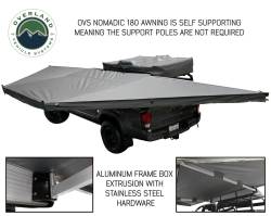Overland Vehicle Systems - Overland Vehicle Systems 19529907 Nomadic Awning 270-DEG Passenger Side Dark Gry - Image 2