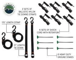 Overland Vehicle Systems - Overland Vehicle Systems 19529908 Freestanding 270-DEG Awnings for Mid High Roof - Image 9