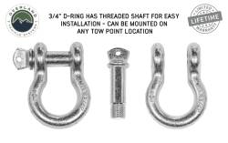 Overland Vehicle Systems - Overland Vehicle Systems 19010205 Recovery D-Ring Bow Shackle vs Soft Shackle - Image 2
