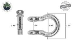Overland Vehicle Systems - Overland Vehicle Systems 19010205 Recovery D-Ring Bow Shackle vs Soft Shackle - Image 3