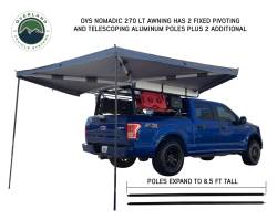 Overland Vehicle Systems - Overland Vehicle Systems 19569907 270-DEG 270 LT Awning Passenger Side Dark Gry - Image 2