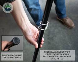Overland Vehicle Systems - Overland Vehicle Systems 19559907 270-DEG Awning Free Standing Nomadic Dark Gry - Image 6