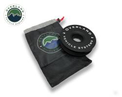 Overland Vehicle Systems - Overland Vehicle Systems 19240004 Recovery Ring 6.25" 45000lb Blk w/Storage Bag - Image 1
