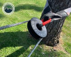 Overland Vehicle Systems - Overland Vehicle Systems 19240004 Recovery Ring 6.25" 45000lb Blk w/Storage Bag - Image 5