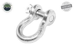 Overland Vehicle Systems - Overland Vehicle Systems 19019905 Recovery Shackle 3/4 4.75 Ton Zinc D-Ring - Image 1