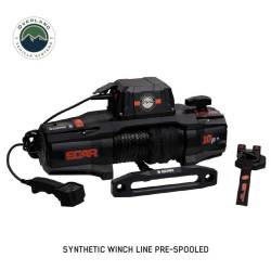 Overland Vehicle Systems - Overland Vehicle Systems 19099901 SCAR 10P 10000lb Winch w/Syn Rope & Remote - Image 9