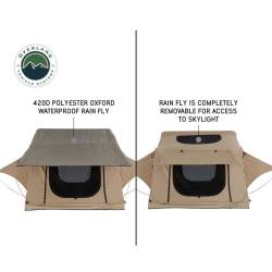 Overland Vehicle Systems - Overland Vehicle 18119733 LD TMBK-3 Tan/Green Roof Top Tent w/Annex & Ladder - Image 7