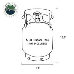 Overland Vehicle Systems - Overland Vehicle Systems 21189941 Organize w/Wax Canvas Propane Cover - Image 2
