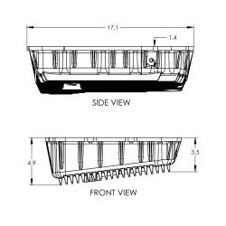 Pacific Performance Engineering - PPE 228052110 HD Cast Brush Aluluminum Transmission Pan 68RFE for 07-22 RAM 2500 - Image 2
