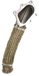 Pacific Performance Engineering - PPE 117000400 01-04 GM 6.6L DURAMAX 3" 304 Stainless DOWN PIPES - Image 2