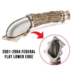 Pacific Performance Engineering - PPE 117000400 01-04 GM 6.6L DURAMAX 3" 304 Stainless DOWN PIPES - Image 3