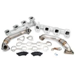 Pacific Performance Engineering - PPE 116111035 Exhaust Manifold w/Up-Pipes GM 2001 CA 01-04 FED LB7 No Y Silver - Image 1