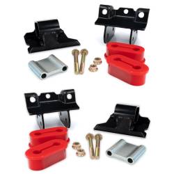 Pacific Performance Engineering - PPE 168030170 Engine Mount Kit 70 Hardness Red for 01-10 GM 6.6L Duramax - Image 2