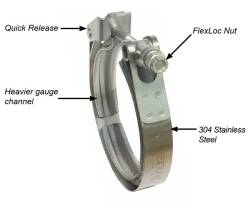 Pacific Performance Engineering - PPE 517130000 3.0" V Band Clamp Quick Release - Image 2