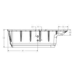 Pacific Performance Engineering - PPE 328051010 Deep Transmission Pan 5R110 Brushed for Ford - Image 7