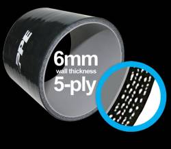 Pacific Performance Engineering - PPE 515504005 5.0" To 4.0" X 5.0" L 6MM 5-Ply Reducer - Image 2