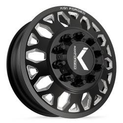 KG1 Wheels - KG1 Wheels KD002 Honor 26x8.25 10x285 145mm Gloss Black/Milled KD002F2682528GPM - Image 1