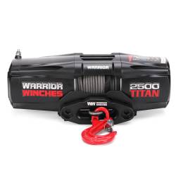 Warrior Winches - Warrior Winches 25TTAA12-CAD Titan 2500lb 12v Electric Winch w/Synthetic Rope - Image 2