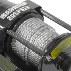 Warrior Winches - Warrior Winches 20SPS12-CAD Ninja 2000lb 12v Electric Winch w/Steel Rope - Image 2