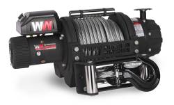 Warrior Winches - Warrior Winches T225S12-CAD T1000 25K Severe Duty 12v Electric Steel Rope Winch - Image 1