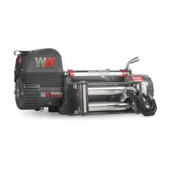 Warrior Winches - Warrior Winches 100VS12-CAD Samurai 10000lb 12v Electric Winch w/Steel Rope - Image 1