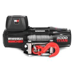 Warrior Winches - Warrior Winches 60TTSU12-CAD Titan 6,000lb 12v Electric Winch w/Steel Rope - Image 2