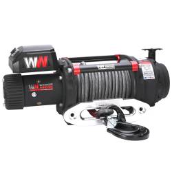 Warrior Winches - Warrior Winches T180A12-CAD T1000 18K Severe Duty Electric Synthetic Rope Winch - Image 1