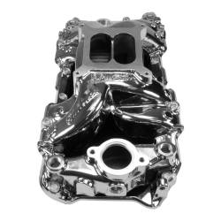 Edelbrock - Edelbrock 7562-cp Chrome RPM Air-Gap 2-R Intake Manifold Big Block Chevy - Image 1