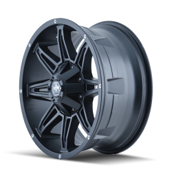 Mayhem - Mayhem 8090-2981MB18 RAMPAGE 8090 20x9 8x6.5 18mm 130.8mm Matte Black - Image 2