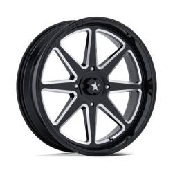 MSA Offroad Wheels - MSA Wheels M54 SPARK UTV 15x7 4x110 10mm Black/Milled MA054BE15704010 - Image 1