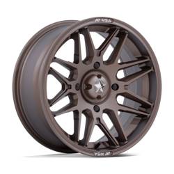 MSA Offroad Wheels - MSA Wheels M52 RADAR UTV 14x7 4x156 10mm Matte Bronze MA052ZX14704410 - Image 1