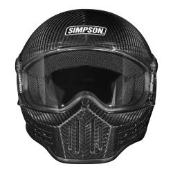 Simpson Motorcycle - Simpson Motorcycle M30CSM M30 Bandit Small Motorcycle Helmet Carbon Fiber - Image 2