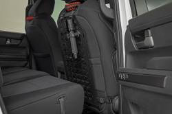 Rough Country Suspension Systems - Rough Country 10664 Black Seat Back MOLLE Panel Organizer - Image 1