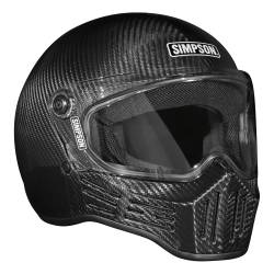 Simpson Motorcycle - Simpson Motorcycle M30C2X M30 Bandit 2X-Large Motorcycle Helmet Carbon Fiber - Image 3