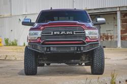 Rough Country Suspension Systems - Rough Country 51212 HD Tubular Front Bumper Black for 19-26 RAM 2500HD/3500 - Image 5