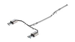 Borla - Borla 141014 S-Type Cat-Back Exhaust Dual Split RR Exit for 25-26 Kia K5 GT 2.5 - Image 1