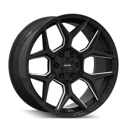 Mayhem - Mayhem 8119-2137M-19 Vanquish 20x10 6x5.5 6x135 -19mm 106mm CB Black/Milled - Image 1