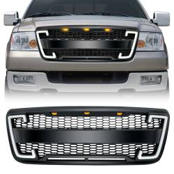 AMERICAN MODIFIED - AMERICAN MODIFIED AMFMAA00123 Raptor Style Grille w/DRL & Sequenal Turn Signal - Image 1