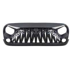 AMERICAN MODIFIED - AMERICAN MODIFIED AMJPAA00142 Shark Grille w/LED Eyebrow DRL/Turn for Jeep JK - Image 2