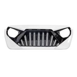 AMERICAN MODIFIED - AMERICAN MODIFIED AMJPCA00123 Goliath Grille w/LED Amber Lights Black & White - Image 2