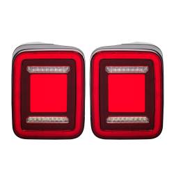 AMERICAN MODIFIED - AMERICAN MODIFIED AMJPEC00203 Red LED Tail Lights for 20+ Jeep Gladiator JT - Image 2