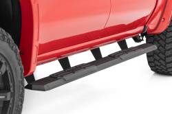 Rough Country Suspension Systems - Rough Country 25001 Black TR2 Side Step Bars for 19-26 Silverado/Sierra Crew - Image 4