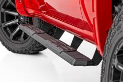 Rough Country Suspension Systems - Rough Country 25001 Black TR2 Side Step Bars for 19-26 Silverado/Sierra Crew - Image 1