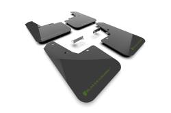 Rally Armor - Rally Armor MF136-UR-BLK-AGN Black Mud Flap/Dark Green Logo - Image 1
